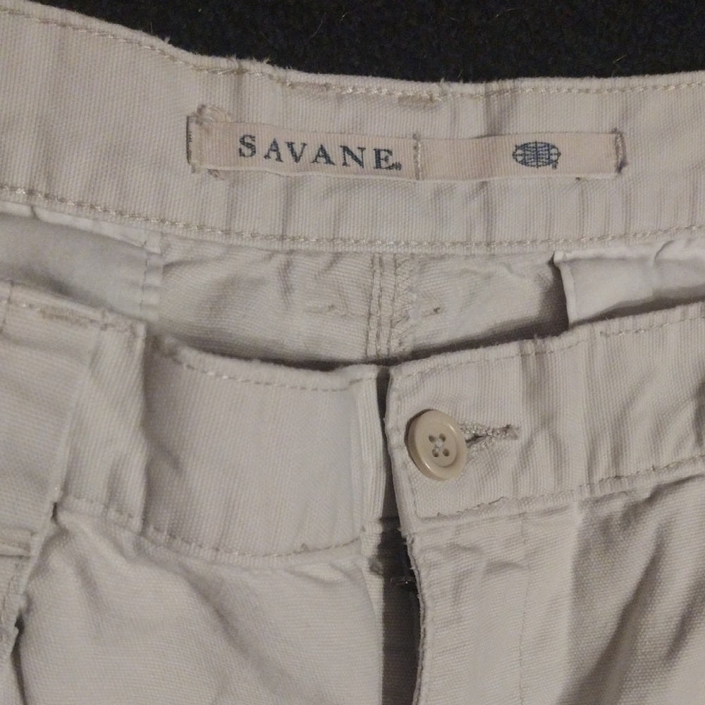 Men's White Cargo Shorts - Picture 2 of 8